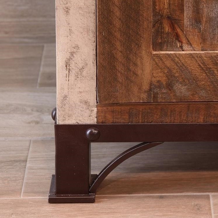 VFM Signature 900 Antique 90971 Rustic Six Drawer Dresser with Sliding